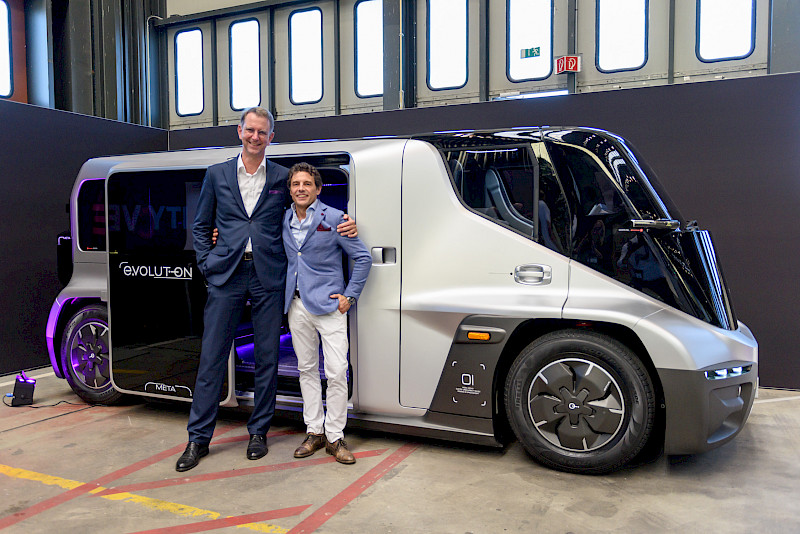 2022: Günther Schuh mit dem Designer Paolo Spada